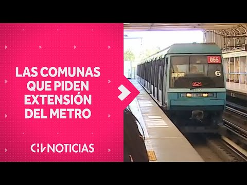LAS COMUNAS DE SANTIAGO que piden extensión del Metro - CHV Noticias