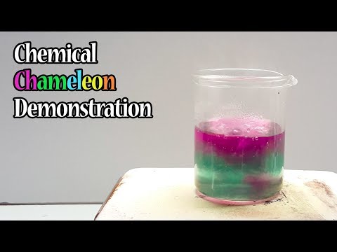 Chemical Chameleon Demonstration (with NaOH, KMnO4, and Sucrose)