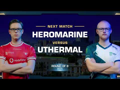 HeroMarine vs uThermal TvT - Quarterfinals - WCS Valencia 2018 - StarCraft II