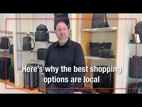 New and Safe Shopping Options at London Harness and TUMI Wellesley