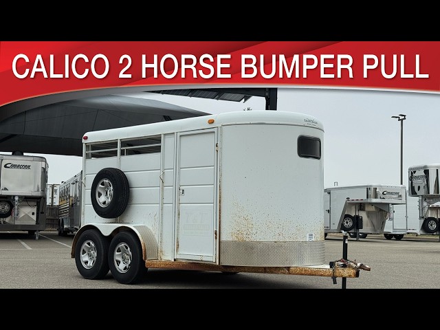 Preview image of Calico 2 Horse Bumper Pull youtube video