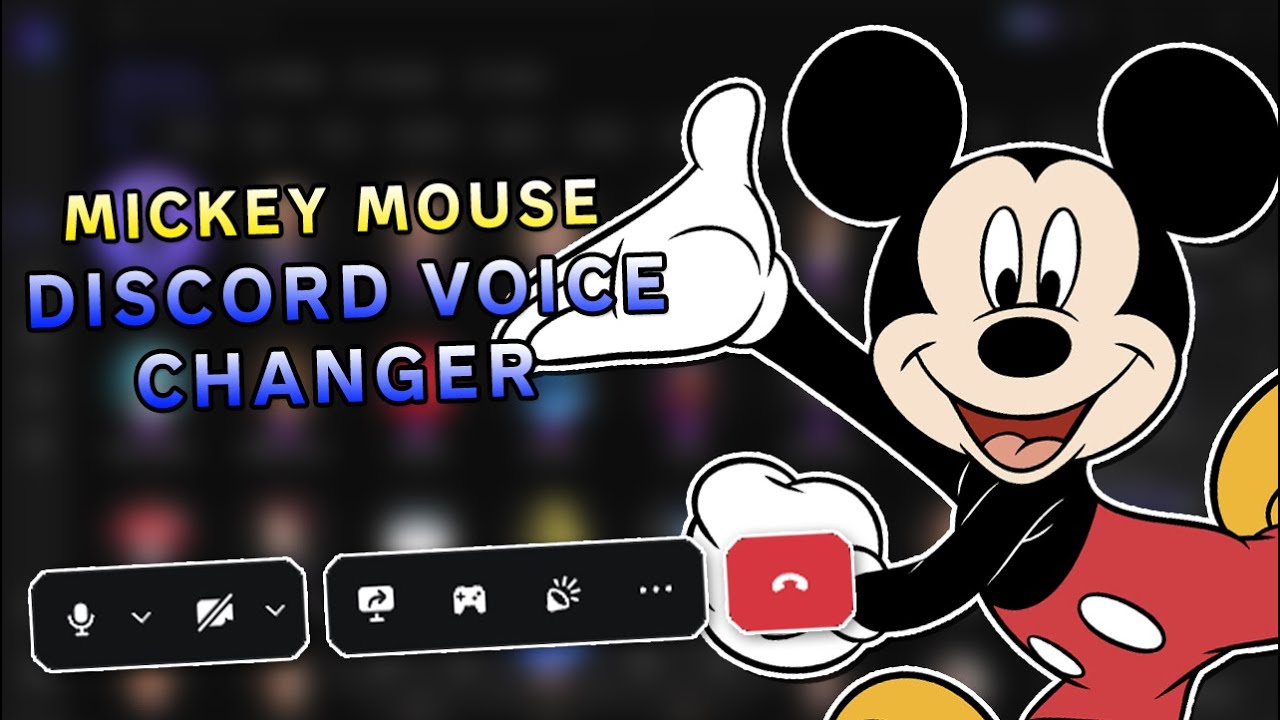 Mickey Mouse voice changer