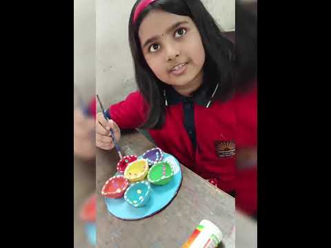 दीया सजावट प्रतियोगिता केवी सरायखास जालंधर