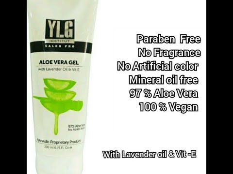 YLG Aloe Vera Gel with lavender oil and Vit -E (97 % Aloe Gel) Babita Nagpal
