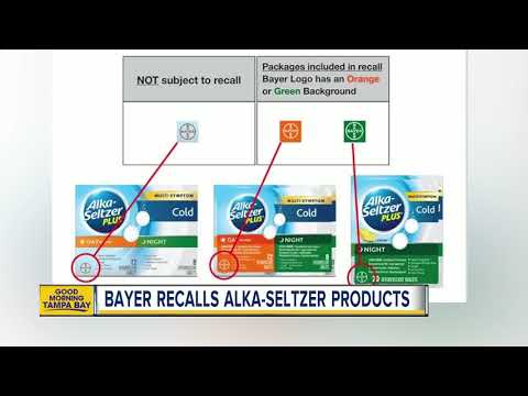 Alka-Seltzer Plus products recalled due to labeling error