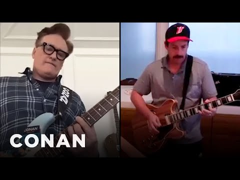 Conan & Adam Sandler Have An Impromptu Jam Session | CONAN on TBS