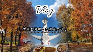 【Vlog】大阪を満喫した最高の日。/大阪/旅行/太陽の塔/惑星のウドンド/ポケモンセンターオオサカ/ひとり旅