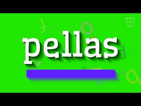 PELLAS - How to pronounce Pellas?