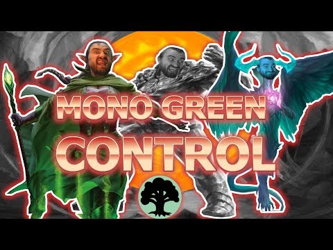 GREEN NOW HAS IT ALL! Mono Green Control Superfriends Standard MTG Arena WAR