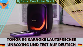 Tonor K6 Karaoke Set Bluetooth Lautsprecher PA Anlage