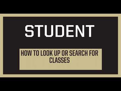 Purdue Directory Search