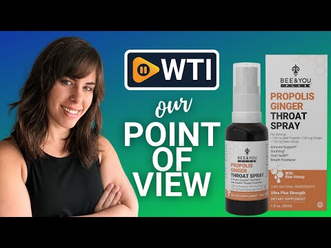 BEE and You Propolis Ginger Raw Honey Soothing Throat Spray - WTI product video review