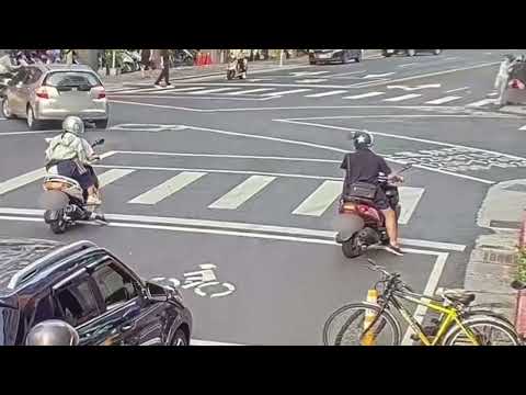 直擊事故現場~未停讓行人