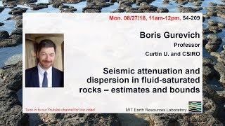 Boris Gurevich: Seismic attenuation and dispersion in fluid-saturated rocks – estimates and bounds