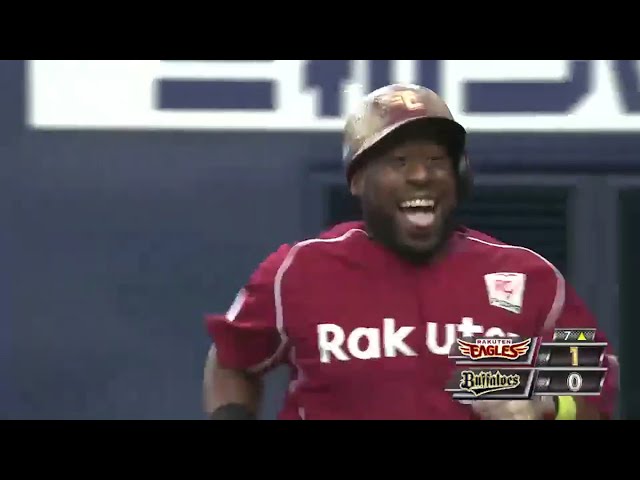 【7回表】イーグルス・ウィーラー レフトへスタンド上段へ23号先制アーチ!! 2016/8/19 Bs-E