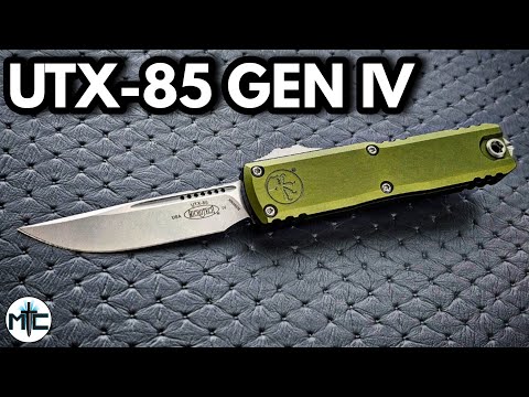 Microtech UTX-85 Gen IV OTF Knife - Overview and Review 