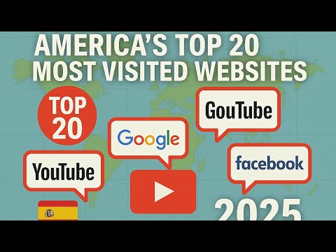 America’s Top 20 Most Visited Websites in 2025 | Google, YouTube, Facebook Lead the Chart