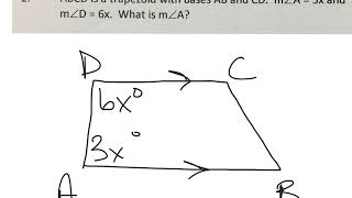 Parallelogram review #2 trapezoid