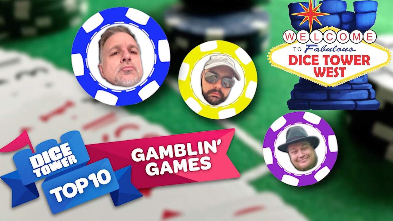Top 10 Gambling Games - Live at Dice Tower West 2026
