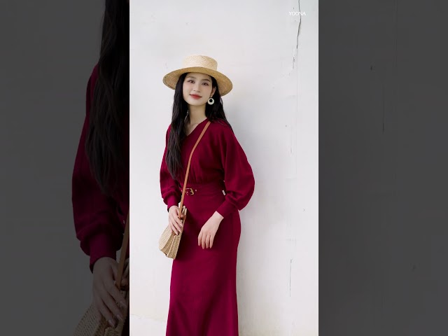 ET12A005 - Đầm cotton len