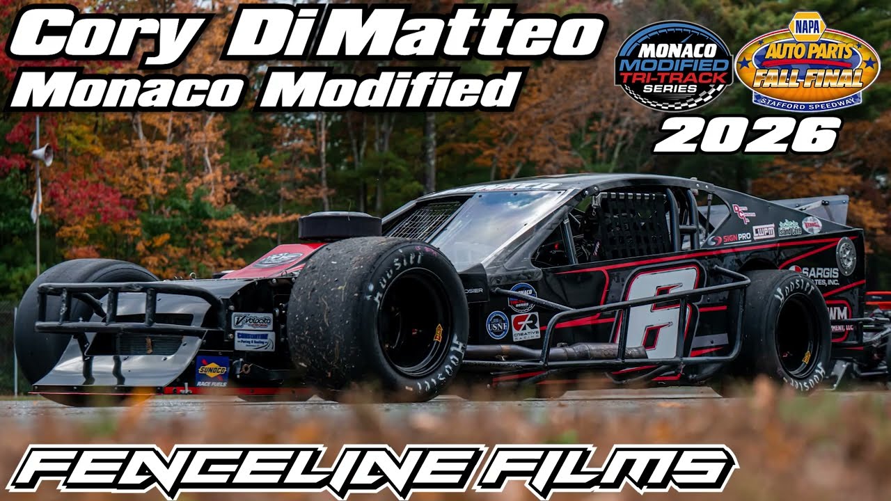 Cory DiMatteo Monaco Tri Track Modified Napa Auto Parts Fall Final Stafford Speedway 2026