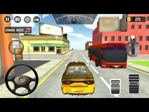 US Taxi 🚖 Car Driving simulator game play 🚘