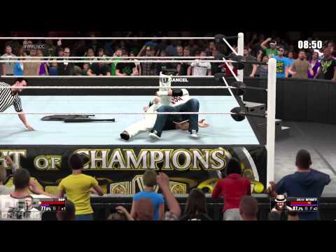 WWE2K15 My Career Mode (PS4/60fps) pt120 - Night of Champions: Iron Man Match vs. Bray!