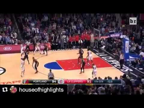 J.J Redick Game Winner vs Trail Blazers [That pass tho] March 24, 2016