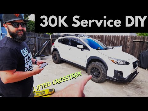 SAVE $400+ 2018 LIFTED SUBARU CROSSTREK 30K SERVICE DIY