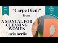 A Manual For Cleaning Women By Lucia Berlin Specifically Carpe Diem