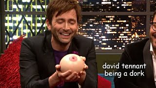 david tennant being a dork for 12 minutes straight