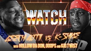 WATCH: GEECHI GOTTI vs K-SHINE with HOLLOW DA DON, OOOPS &amp; KID TWIST