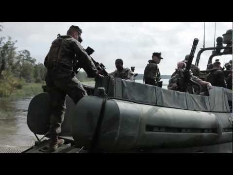 U.S. Navy Riverines Training Marines