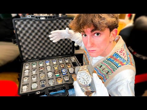 Os enseño la MILLONARIA COLECCIÓN DE RELOJES de Alex Hawkers [bycalitos]