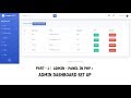 Part 1 Admin Panel How To Setup Arrange Files And Make A Admin Panel In Php