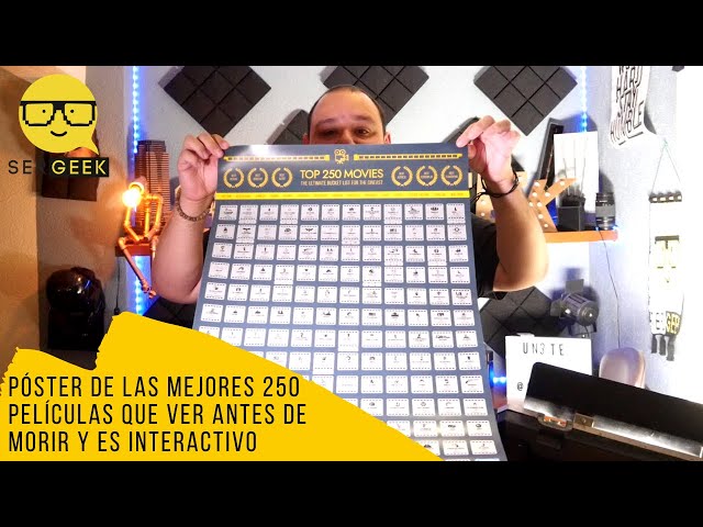 Vídeo relacionado con Póster de las 100 Mejores Películas Para Rascar - Lista de Filme Más Grandiosas Para Ver - Póster Rascable de Lista de Cine - Calendario de Desafío de Películas - Top 100 Movies Scratch off Poster