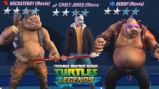 TMNT Legends: Casey Jones Movie, Bebop Movie, Rocksteady Movie