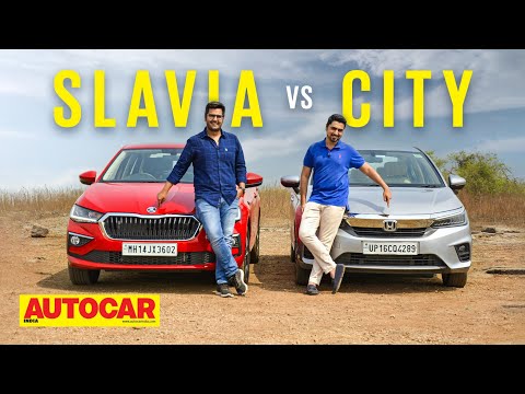 2022 Skoda Slavia vs Honda City - The automatic choice | Comparison | Autocar India