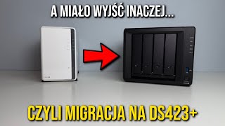 Migracja z Synology DS220j na DS423+ | Przenosimy dyski
