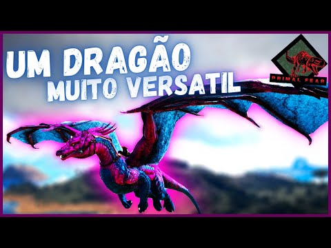 Ark Primal Fear Ep.50: DOMAMOS UM INCRIVEL BOSS DRAGÃO. Ark Survival Evolved.