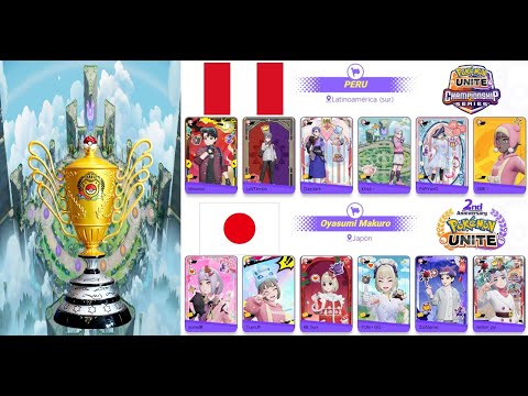 PERU vs OYASUMI MAKURO World Championships Day 2 2023 Pokémon UNITE Championship Series Q Finals