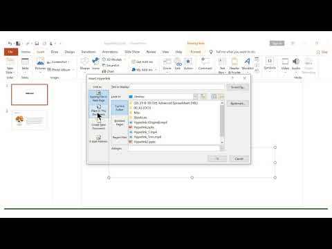 Hyperlink Within Powerpoint Slides