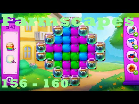 Farmscapes Level 156 - 160 HD Gameplay Walkthrough |  3 - match game | android | ios | pc | app