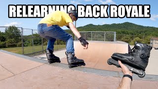 Relearning Backside Royale on Coping // Aggressive Inline Skating