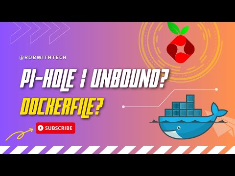 Pi-hole and unbound on one container, creating custom docker image!