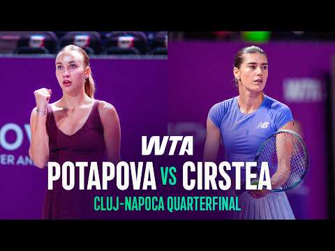 Anastasia Potapova vs. Sorana Cirstea | 2026 Cluj-Napoca Quarterfinal | WTA Match Highlights