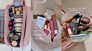 Makeup Bag Packing Organizing TikTok Compilation
