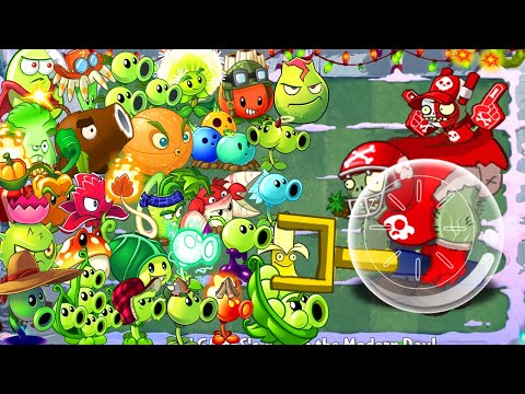 100 Plants Max Level VS Football All-Star Zombie Level 100 - PvZ 2 Gameplay