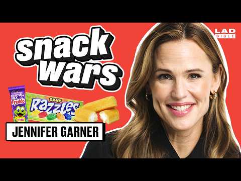 Jennifer Garner Tries British & American Food | Snack Wars