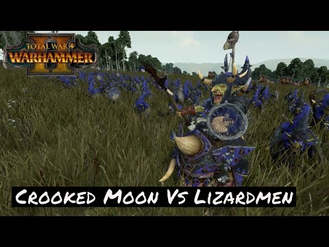 KROXIGOR SKIN BOOTS - Crooked Moon vs Lizardmen - Multiplayer Battle - Total War: Warhammer 2
